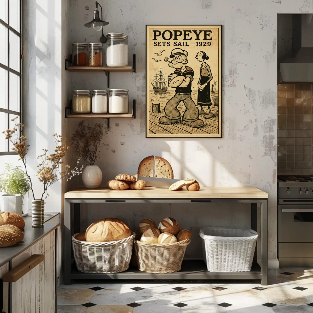Popeye Sets Sail 1929 Poster