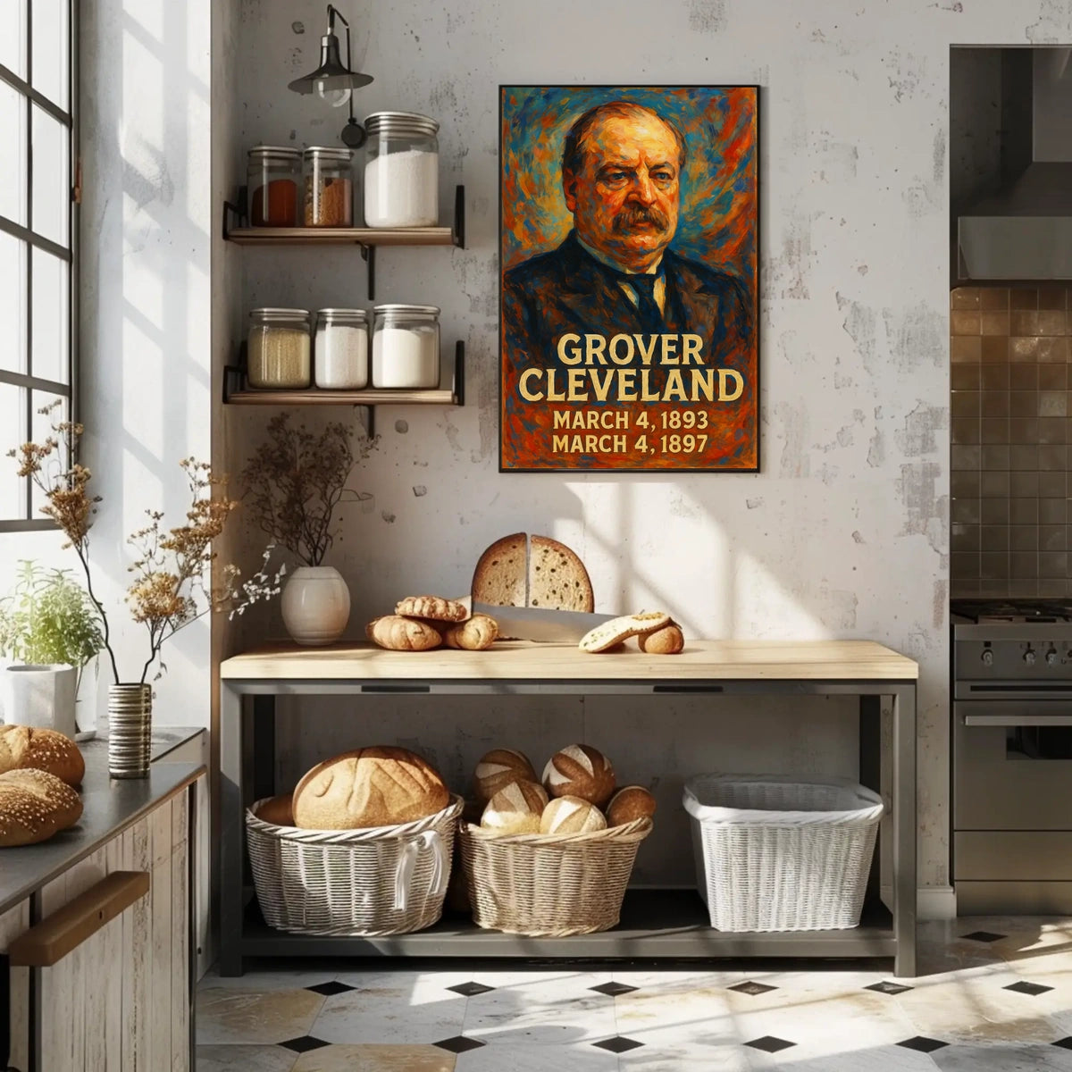 Grover Cleveland Presidential Term Poster