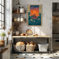 Los Angeles Sunset Fusion Urban or Cityscape Poster