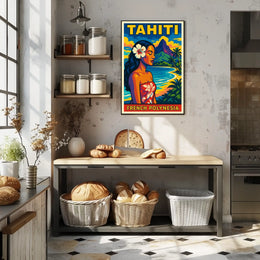 Tahiti French Polynesia Poster