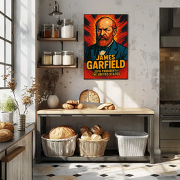 James Garfield 20th President Poster Vintage 18x24 Edition