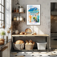 Scenic View of Cape Town Poster PosterGoat