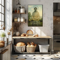 Saint Felix Of Spoleto Poster