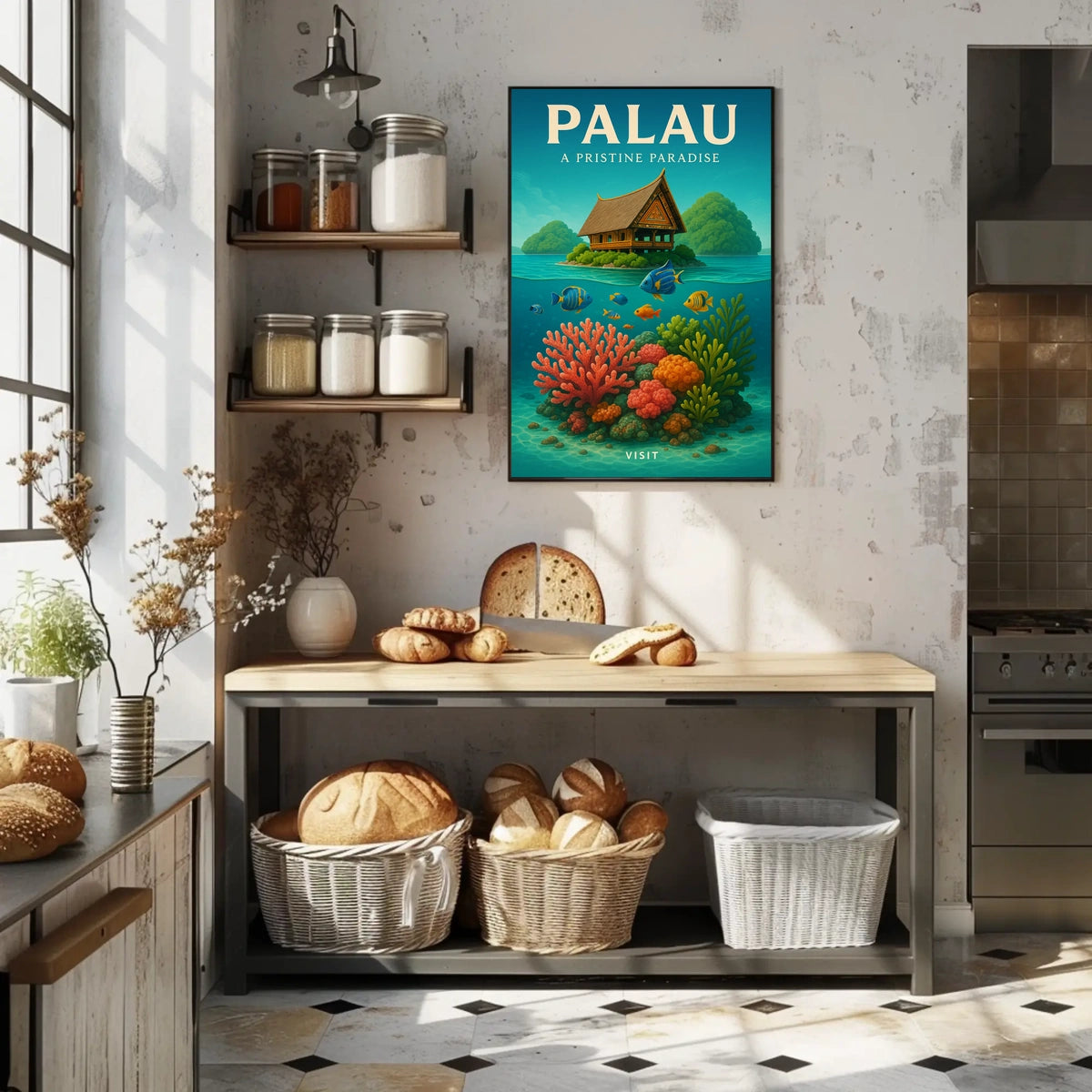 Palau A Pristine Paradise Poster