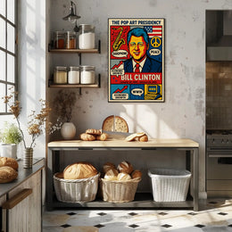 Bill Clinton The Pop Art Presidency Poster