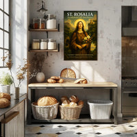 St. Rosalia Guardian of Palermo Poster PosterGoat