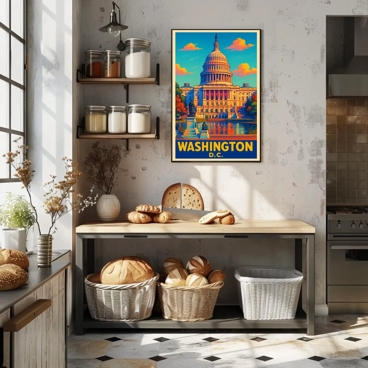 Washington D.C. Capitol Poster