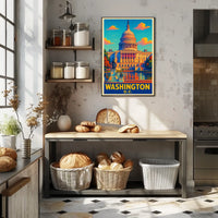 Washington D.C. Capitol Poster