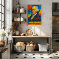 John Adams 2nd President Poster