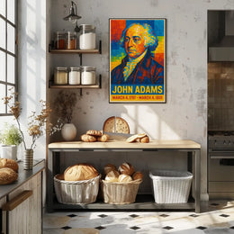 John Adams 2nd President Poster