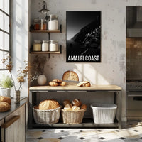 Amalfi Coast Poster Embrace Coastal Decor 18x24 Inches