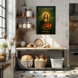 St. Dorothy Guardian of the Garden of Souls Poster PosterGoat
