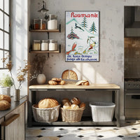 Vintage Hunting in Romania: Cultural or Heritage Poster PosterGoat