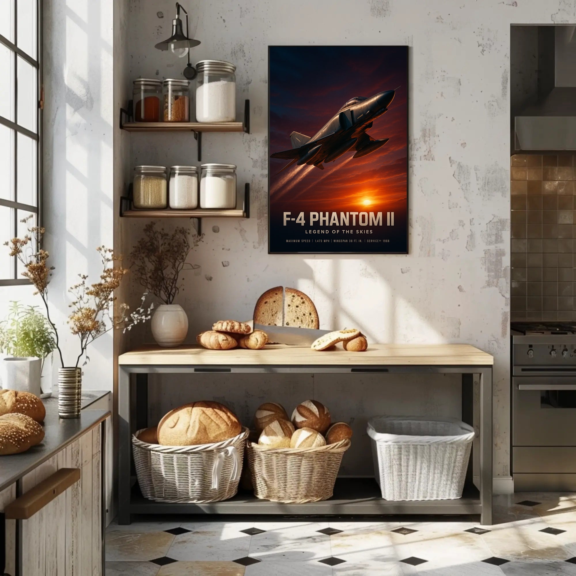 F-4 Phantom II Legend of the Skies Poster