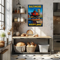 Baltimore Harbor Lighthouse Poster