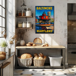Baltimore Harbor Lighthouse Poster