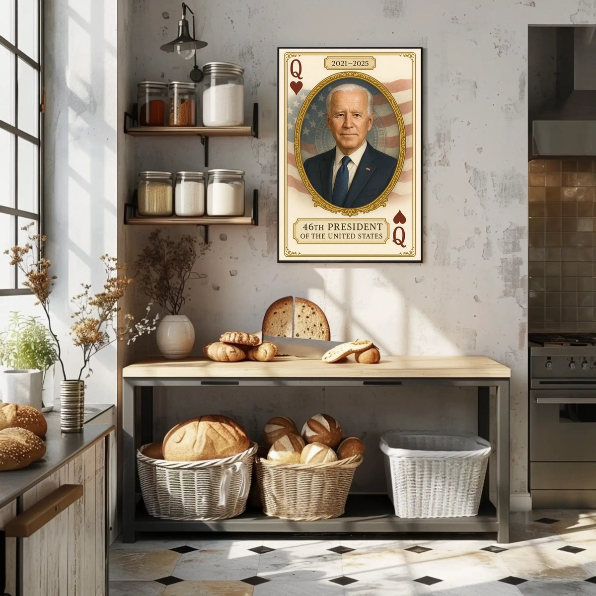 Portrait Of The 46th President Of The United States Poster