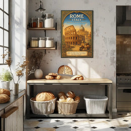 Rome, Italy Eternal City of Wonders Poster