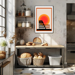 Iconic Architecture at Sunset Poster PosterGoat