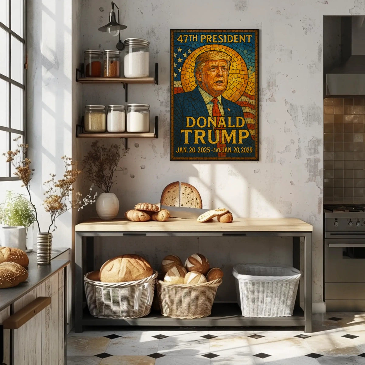 Trump 47th President Patriotic Decor Lovers Poster