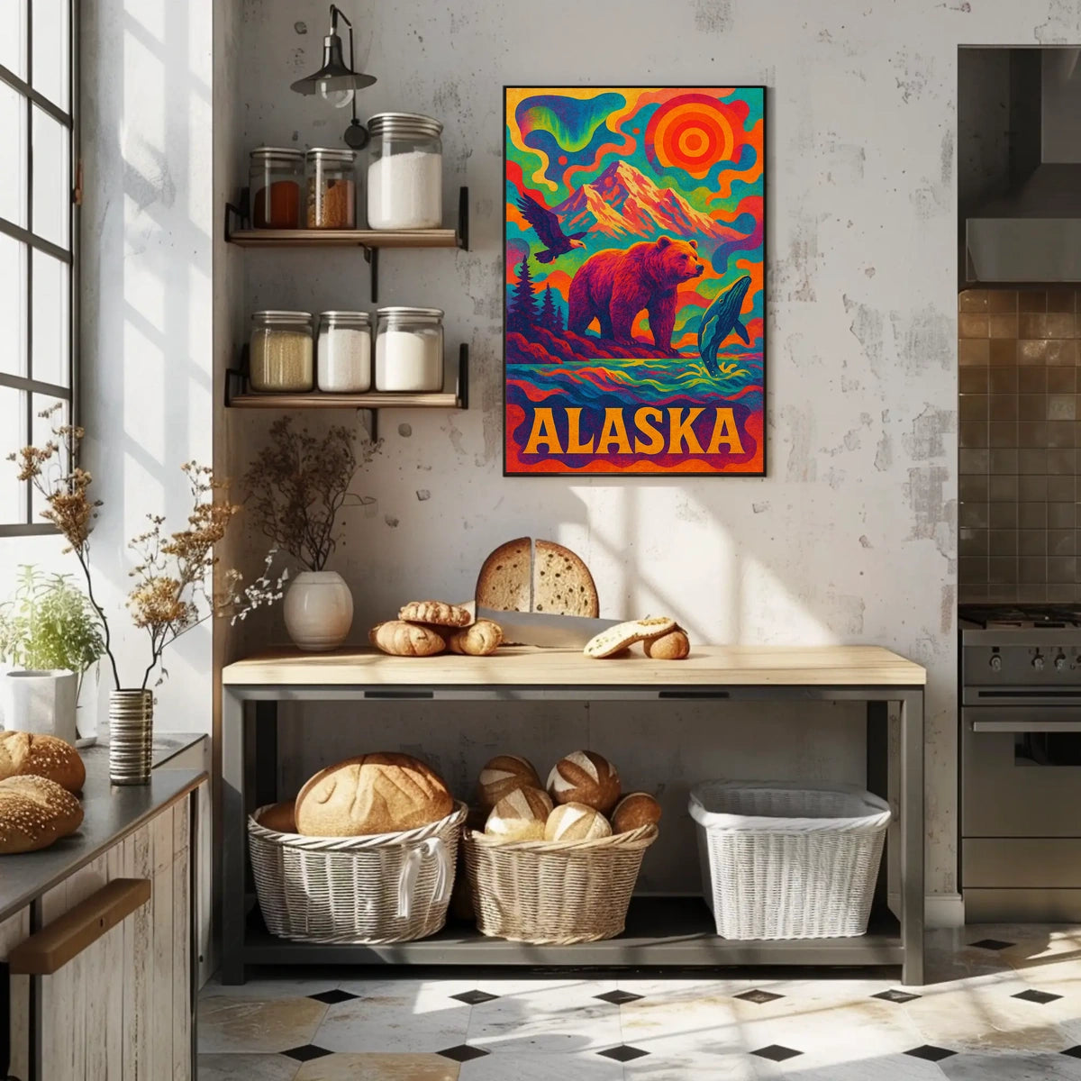 Vibrant Alaska Wilderness Poster