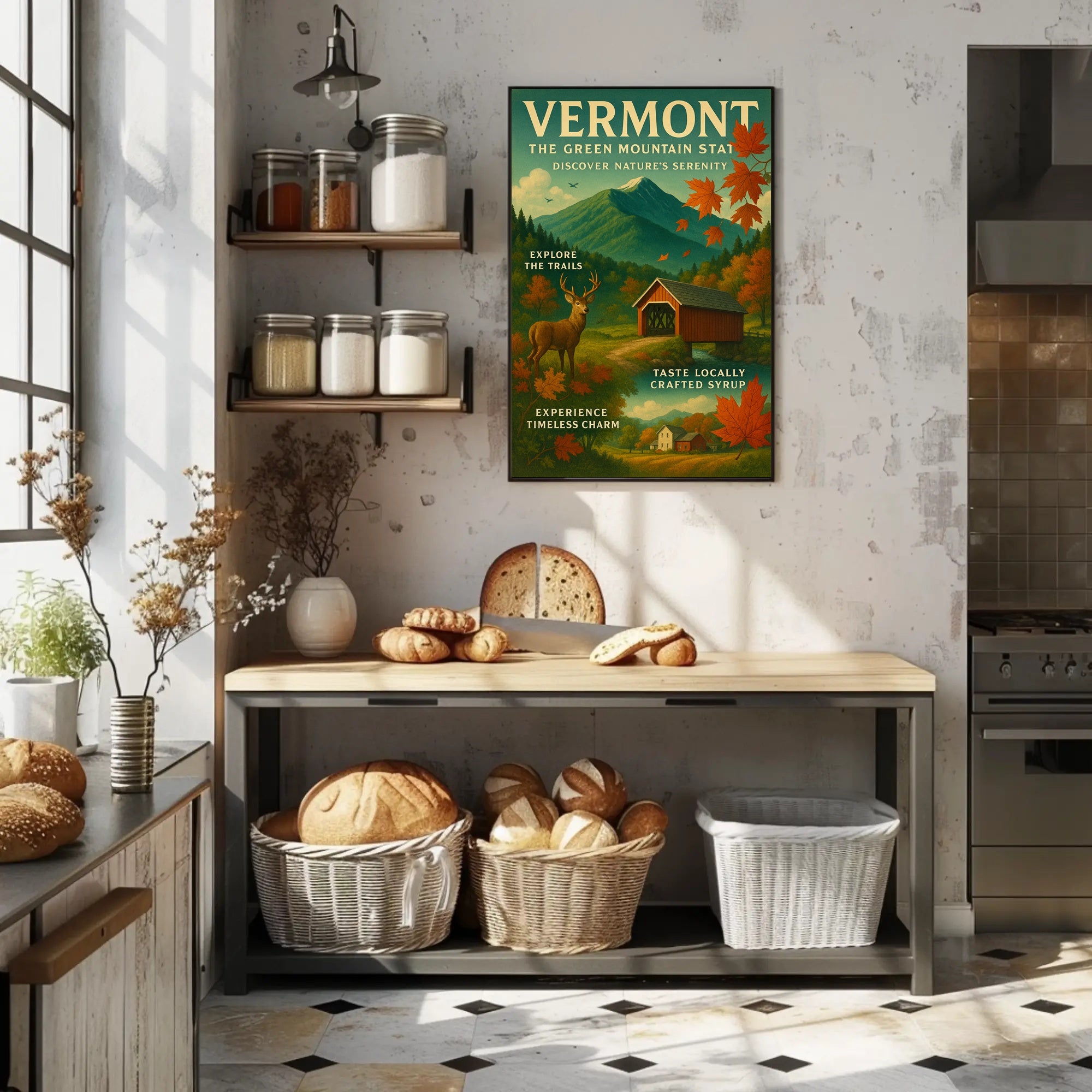 Vermont Natural Serenity Wall Art Print