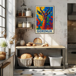 Gerenuk Art Poster