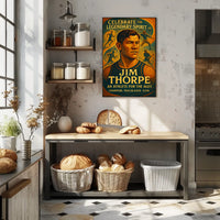 Celebrate the Legendary Spirit Jim Thorpe Poster