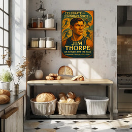 Celebrate the Legendary Spirit Jim Thorpe Poster