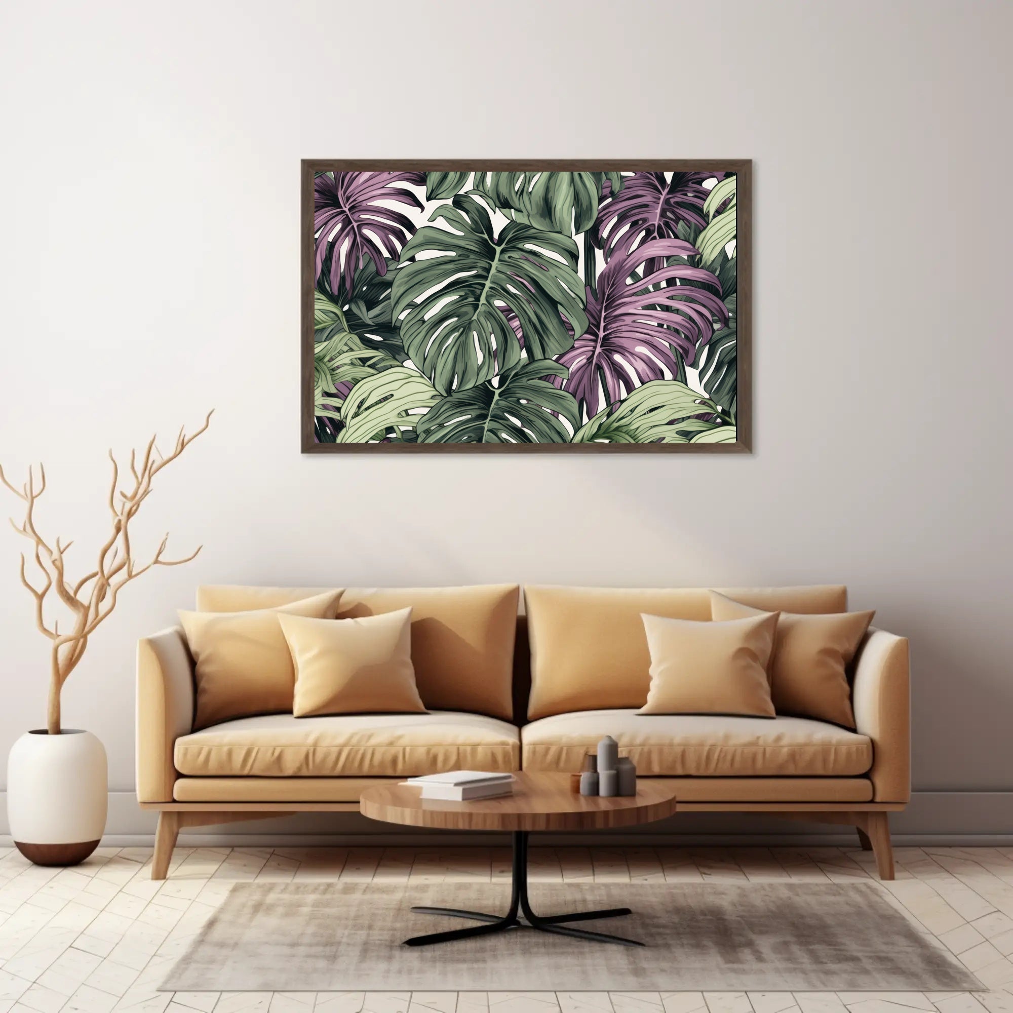 Tropical Foliage Art Poster