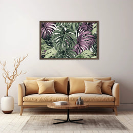 Tropical Foliage Art Poster