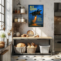 AV-8 Harrier Jump Jet Poster