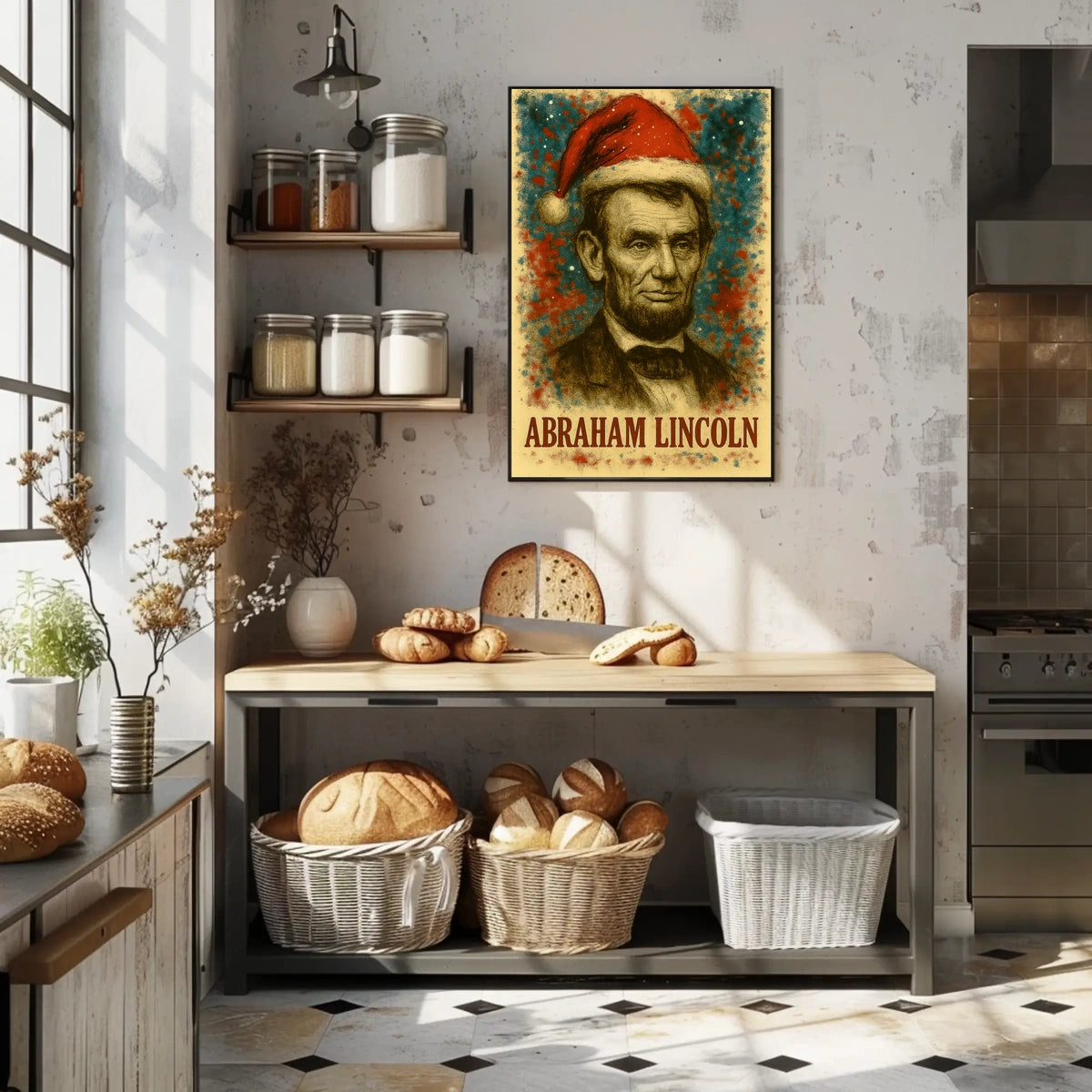 Abraham Lincoln 16th President of the United States Christmas SeriesPoster