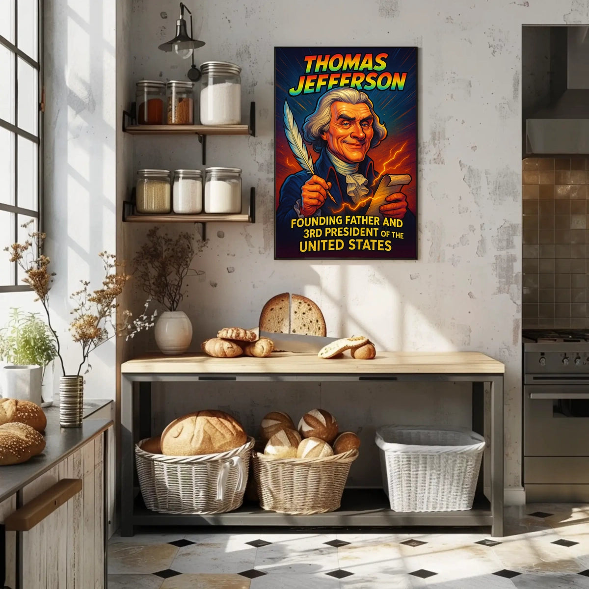 Thomas Jefferson 3rd President Poster