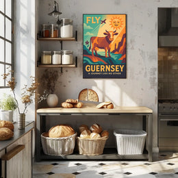 Fly to Guernsey Poster
