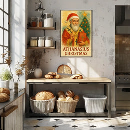 Athanasius Christmas Fusion Historical or Presidential Poster