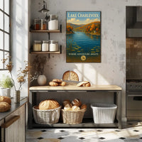Lake Charlevoix Autumn Serenity Travel Poster