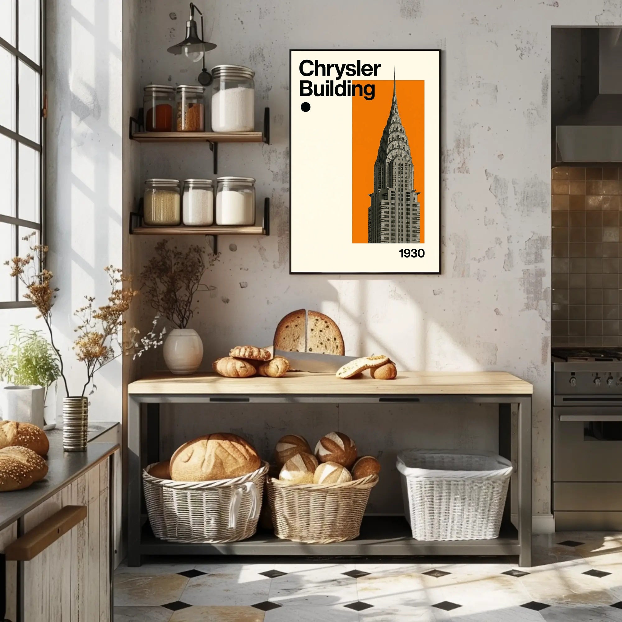Chrysler Building Art Deco Skyscraper Poster - Cultural or Heritage Poster