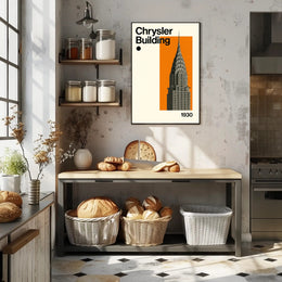 Chrysler Building Art Deco Skyscraper Poster - Cultural or Heritage Poster