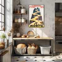 St. Moritz Motorweek 1930 Poster
