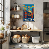 Hartford, Connecticut Architectural Heritage Poster