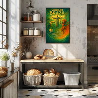 Vibrant Brazil A Land of Culture, Nature, and Passion Poster