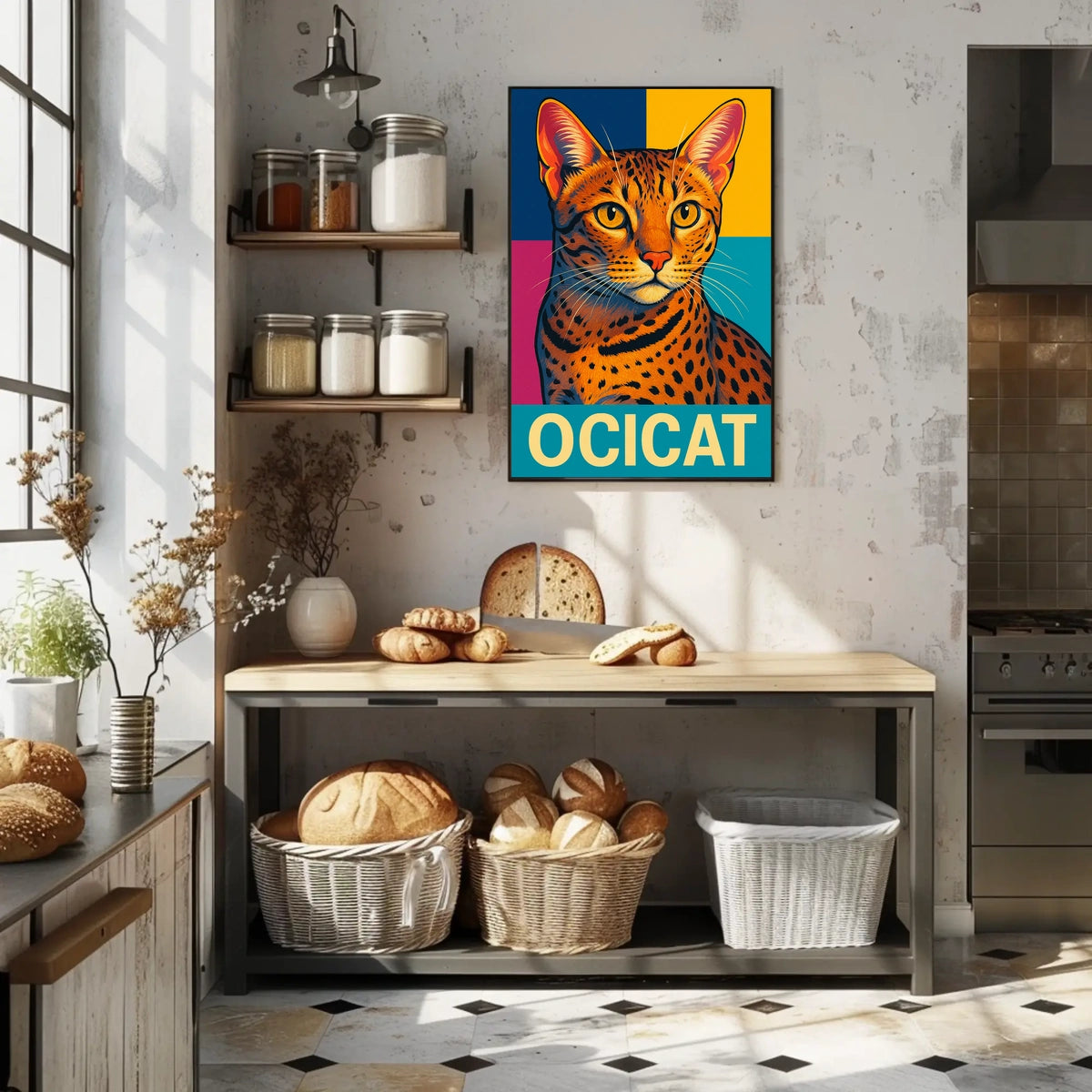 Ocicat Portrait Poster