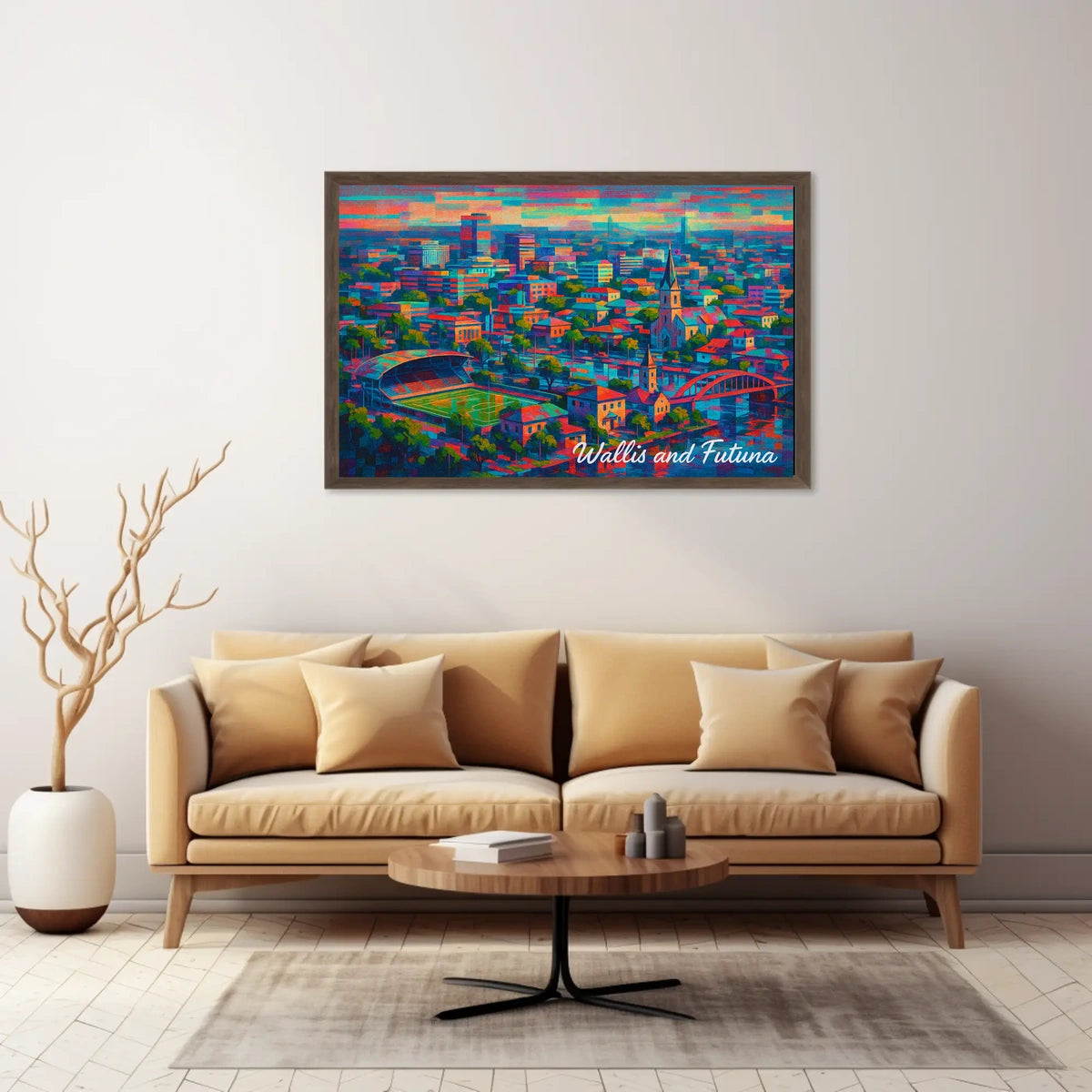 Wallis and Futuna Cityscape Poster