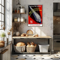 The Comet Train Travel Poster