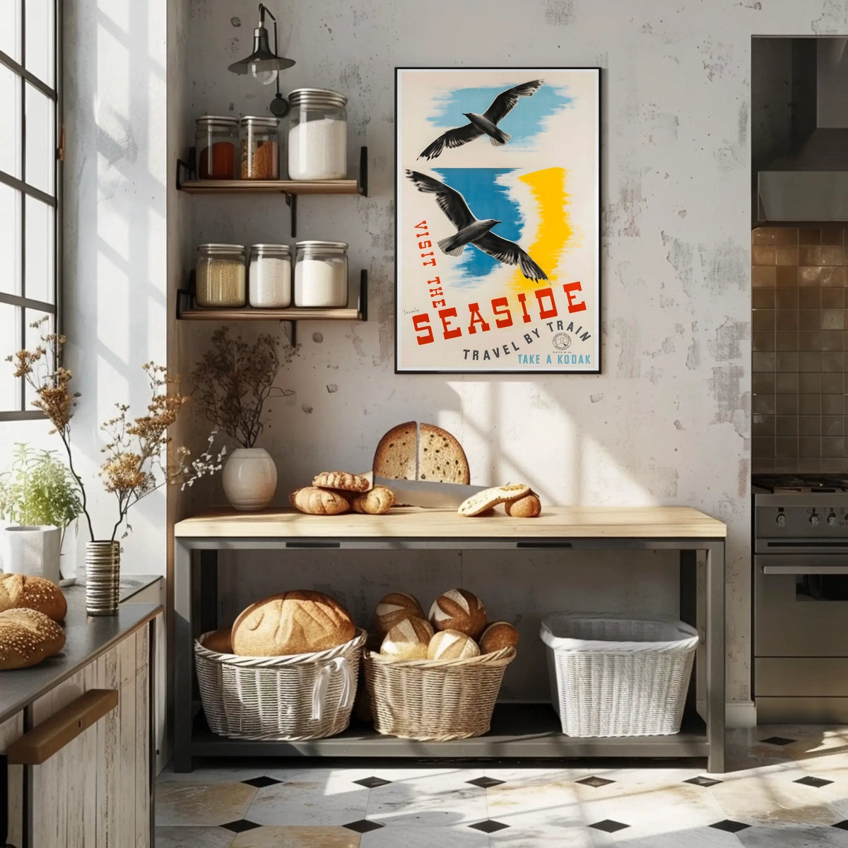 Visit The Seaside Poster