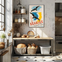Visit The Seaside Poster