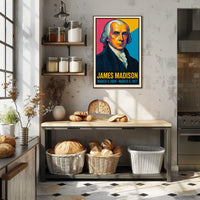 James Madison 4th President Poster