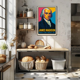 James Madison 4th President Poster