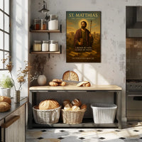 St. Matthias The Apostles Journey Poster